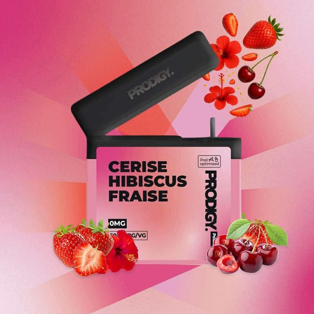 Cerise Hibiscus Fraise - PRODIGY POCKET - 25ml